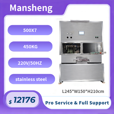 7-Axis Hinge Mold Spray Gun Machine with 500mm*500mm Spraying Range and Dual Guns for Precision Painting